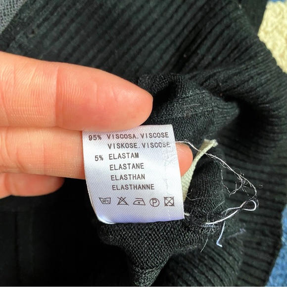 🖤 CACB BLACKE BEADED RUBBED CARDIGAN SWEATER! - Picture 13 of 13